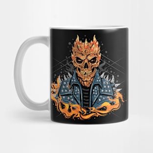 Rocker Devil Skull Mug